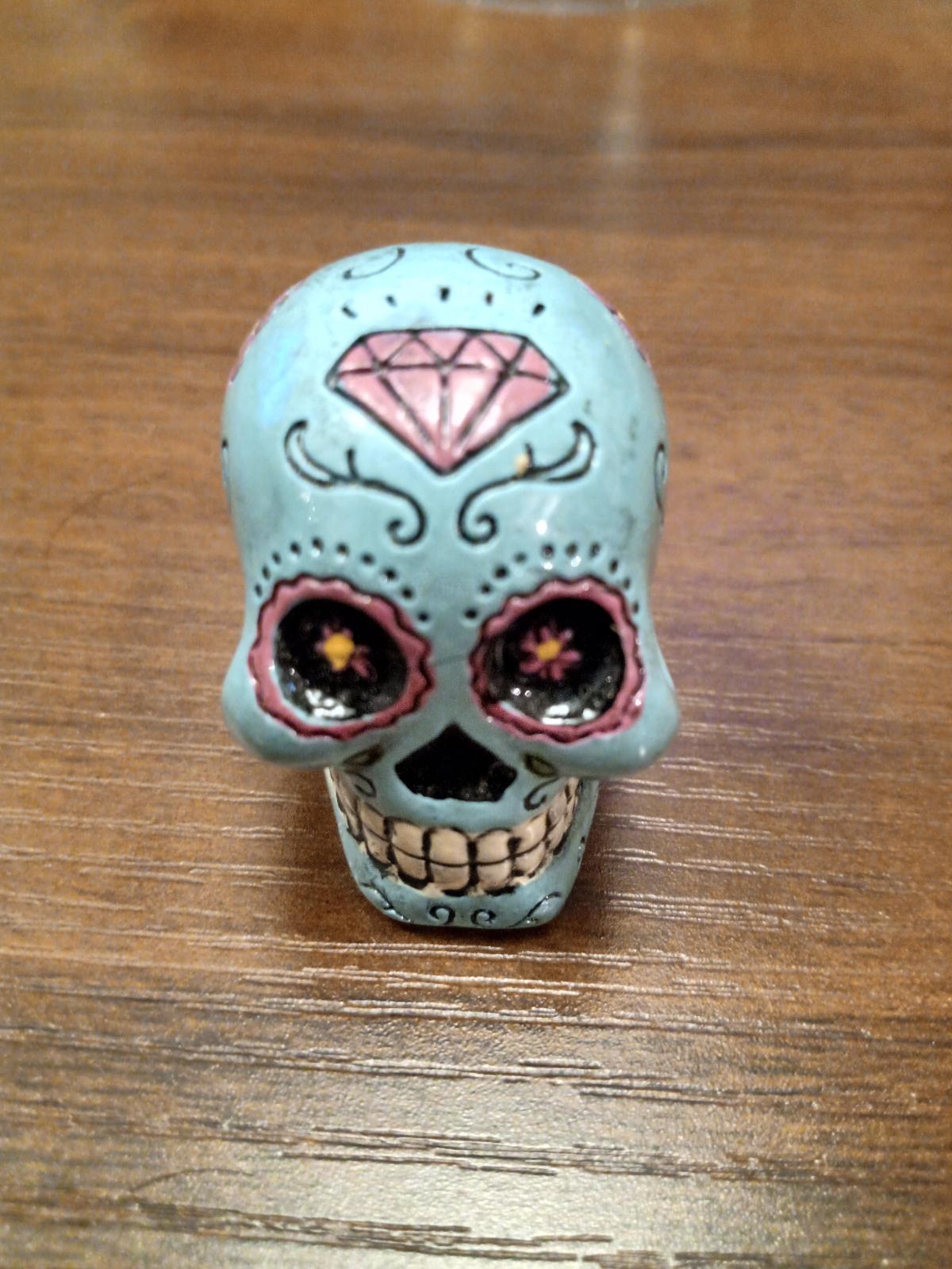 Blue skull