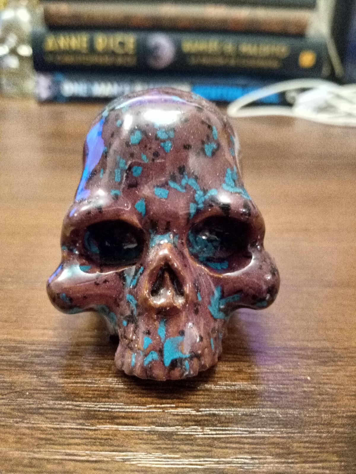 Purple skull