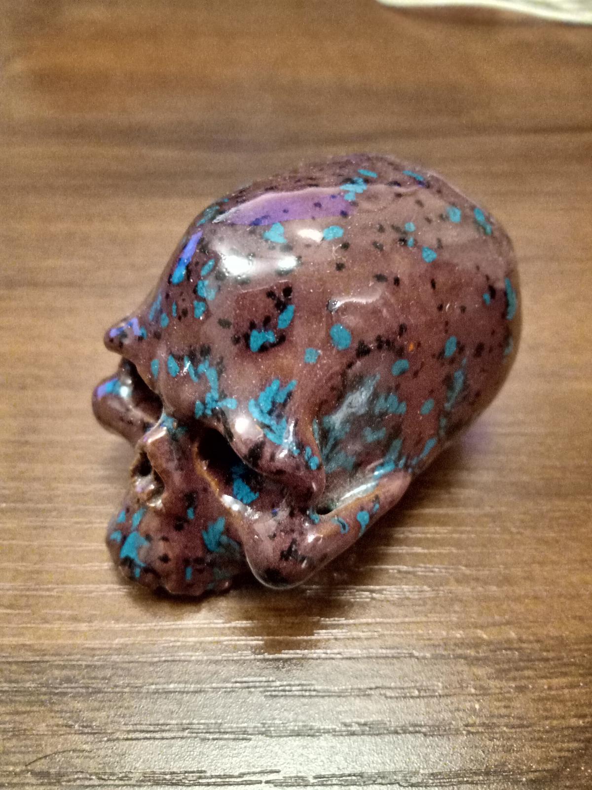 Purple skull