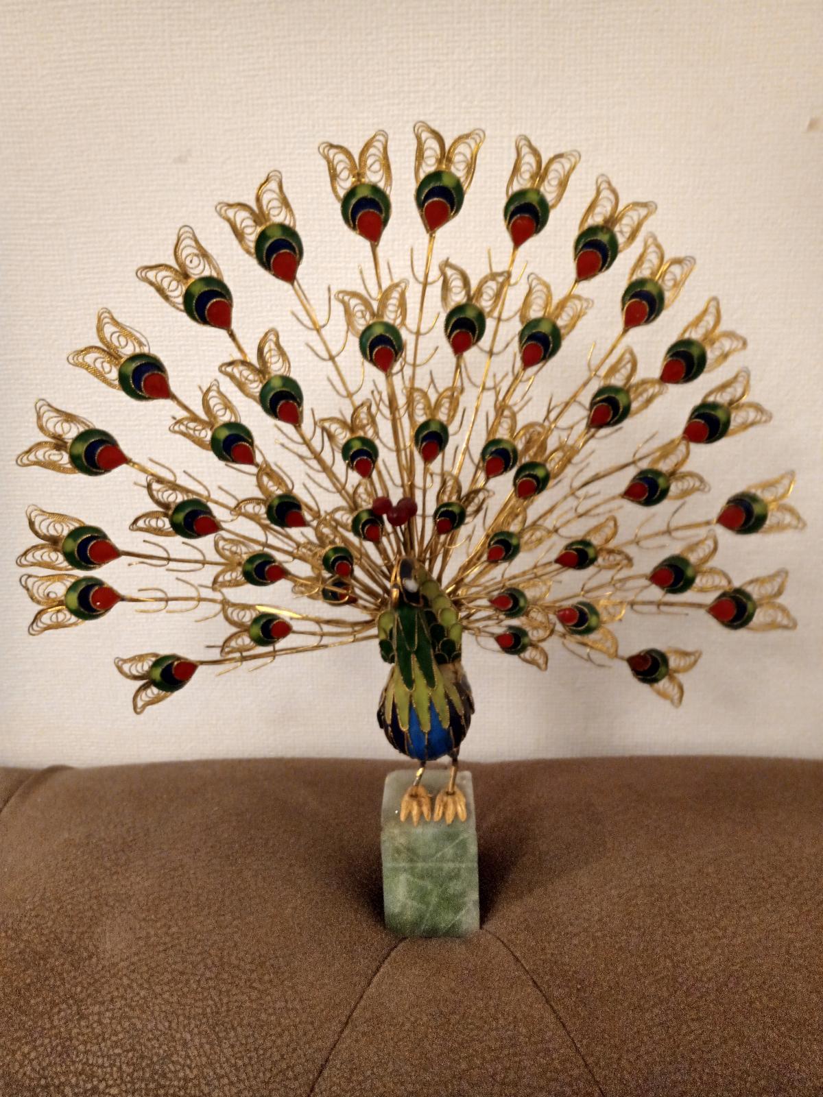 Peacock for decoration.